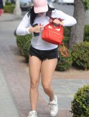 Ariel Winter Leggy in Shorts at Nine Zero One Salon in LA