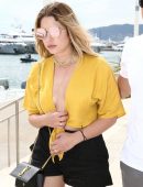 Ashley Benson Leggy, Out and About in Cannes