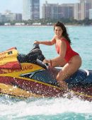 Ashley Graham in Baywatch Swimsuit for Swimsuit for All - May 2017