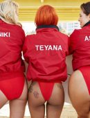 Ashley Graham in Baywatch Swimsuit for Swimsuit for All - May 2017