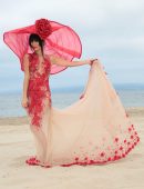 Bai Ling See-Through while Posing for a Photoshoot in Marina Del Rey