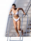 Bella Hadid in Bikini on a Yacht in Cannes