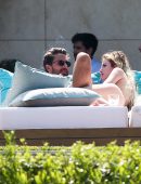 Bella Thorne and her Sister in Bikini, Relaxing Poolside in Cannes