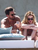 Bella Thorne and her Sister in Bikini, Relaxing Poolside in Cannes