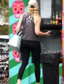 Beth Behrs Out and About in LA