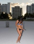 Claudia Romani in Bikini for a Photoshoot in Miami