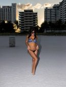 Claudia Romani in Bikini for a Photoshoot in Miami