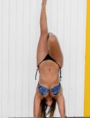 Claudia Romani in Bikini for a Photoshoot in Miami