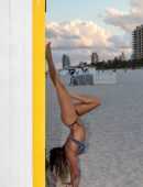 Claudia Romani in Bikini for a Photoshoot in Miami