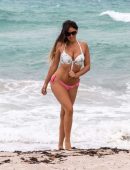 Claudia Romani Booty in Bikini on South Beach