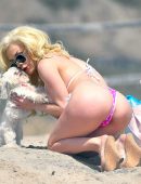 Courtney Stodden in Bikini at the Beach in Santa Monica