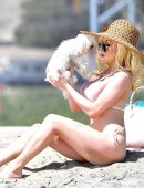 Courtney Stodden in Bikini at the Beach in Santa Monica