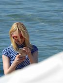 Elle Fanning Out and About in Cannes