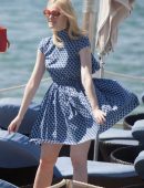 Elle Fanning Out and About in Cannes