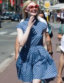 Elle Fanning Out and About in Cannes