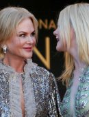 Elle Fanning Sideboob at the Premiere of How To Talk To Girls At Parties at 70th Cannes Film Festival