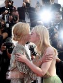 Elle Fanning Sideboob at the Premiere of How To Talk To Girls At Parties at 70th Cannes Film Festival
