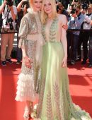 Elle Fanning Sideboob at the Premiere of How To Talk To Girls At Parties at 70th Cannes Film Festival