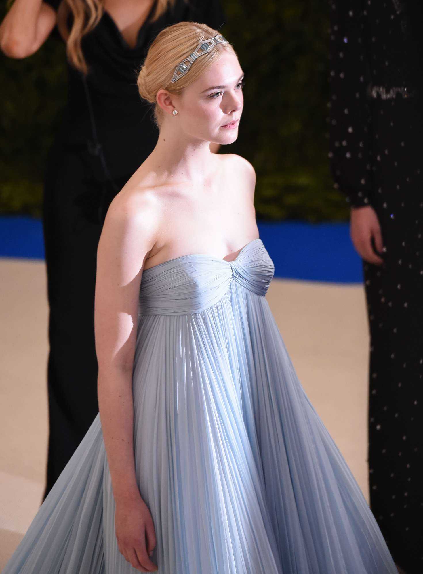 Elle Fanning – 2017 MET Costume Institute Gala in NYC