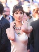 Emily Ratajkowski at the Opening Ceremony 70th Cannes Film Festival