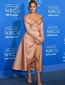 Jennifer Lopez Upskirt at NBCUniversal Upfront in New York City