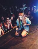 Joanna Jojo Levesque Performing Onstage at Mad Love Tour