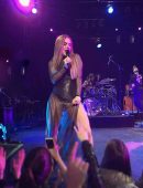 Joanna Jojo Levesque Performing Onstage at Mad Love Tour