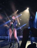 Joanna Jojo Levesque Performing Onstage at Mad Love Tour