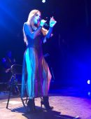 Joanna Jojo Levesque Performing Onstage at Mad Love Tour