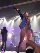 Joanna Jojo Levesque Performing Onstage at Mad Love Tour