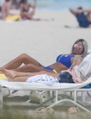 Katie Price in a Bikini Filming for New TV Show "My Ceazy Life" on Miami Beach