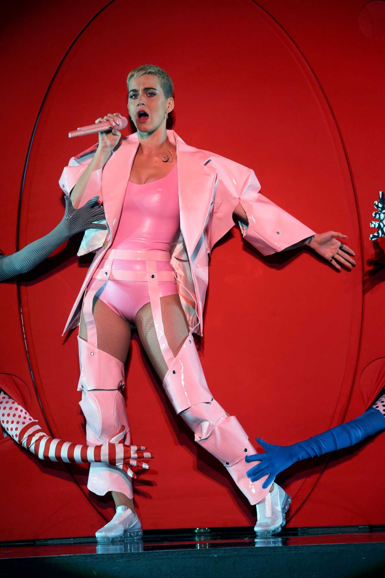 Katy Perry at YouTube Up Fronts Event in New York