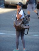 Meagan Good Booty in Yoga Pants, out in West Hollywood