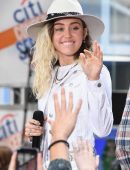 Miley Cyrus Performing Onstage on NBC's "Today" in NYC