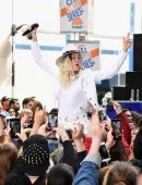 Miley Cyrus Performing Onstage on NBC's "Today" in NYC