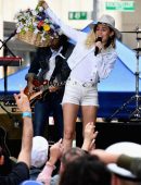 Miley Cyrus Performing Onstage on NBC's "Today" in NYC