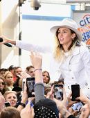 Miley Cyrus Performing Onstage on NBC's "Today" in NYC
