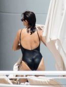Penelope Cruz in Swimsuit at a Pool in Miami