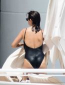 Penelope Cruz in Swimsuit at a Pool in Miami