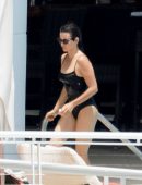 Penelope Cruz in Swimsuit at a Pool in Miami