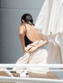 Penelope Cruz in Swimsuit at a Pool in Miami