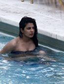 Priyanka Chopra in Bikini at her Hotel Pool in Miami