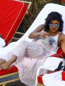 Priyanka Chopra in Bikini at her Hotel Pool in Miami