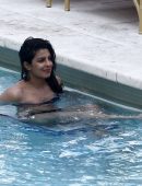 Priyanka Chopra in Bikini at her Hotel Pool in Miami