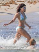 Priyanka Chopra in Bikini, Swimming in the Ocean at Beach in Miami