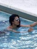 Priyanka Chopra in Bikini at her Hotel Pool in Miami