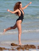 Xenia Deli – Swimsuit Photoshoot Candids in Miami