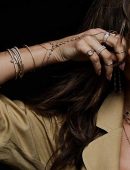 Alessandra Ambrosio in Jacquie Aiche Jewelry Photoshoot 2017