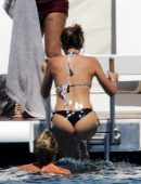 Antonella Roccuzzo Booty in Bikini on a Yacht in Ibiza