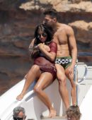 Antonella Roccuzzo Booty in Bikini on a Yacht in Ibiza